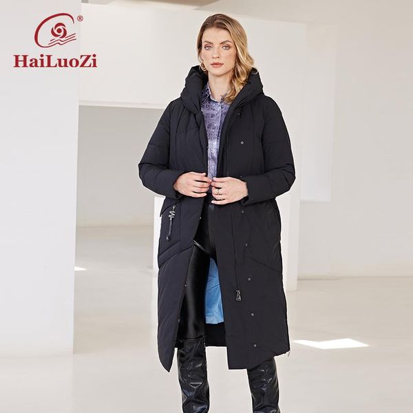 leather hailuozi 2022 new women's winter jacket long warm and thick windproof hooded zipper elegent biocotton parkas women coat 6073, Black
leather hailuozi 2022 new women's winter jacket long warm and thick windproof hooded zipper elegent biocotton parkas women coat 6073, Black