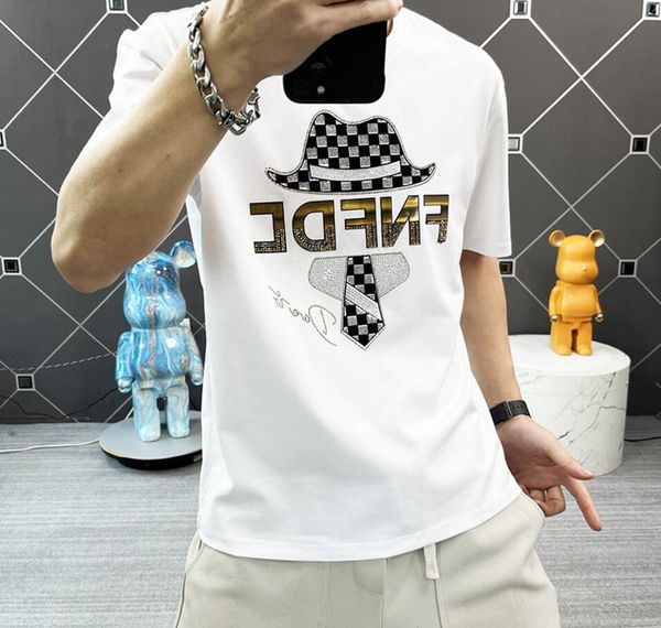 men's t-shirts light luxury mens designer short sleeved t-shirt men's european large fit trend diamond underlay shirt men's t, White;black
men's t-shirts light luxury mens designer short sleeved t-shirt men's european large fit trend diamond underlay shirt men's t, White;black