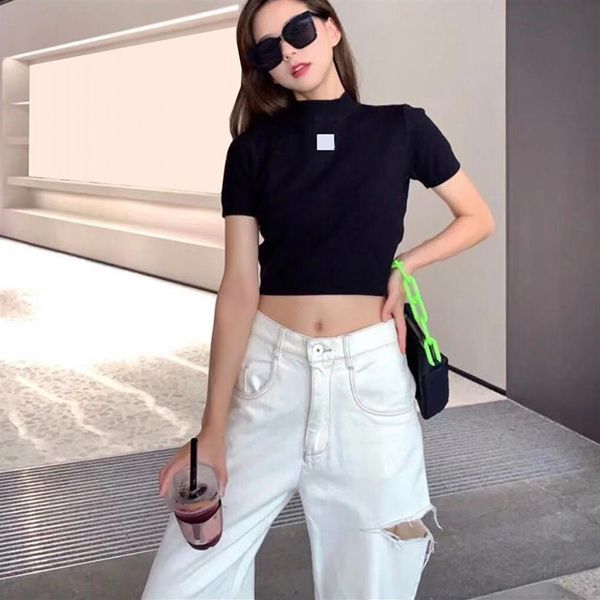 luxury designer womens t shirts brand knitted t shirt dress fit slim hip cover dresses short sleeve turtleneck knit 2663, Black
luxury designer womens t shirts brand knitted t shirt dress fit slim hip cover dresses short sleeve turtleneck knit 2663, Black