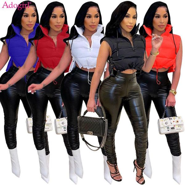 vests adogirl women solid cotton padded vest coat zipper stand collar sleeveless asymmetrical parkas crop casual bread jacket, Black;white
vests adogirl women solid cotton padded vest coat zipper stand collar sleeveless asymmetrical parkas crop casual bread jacket, Black;white