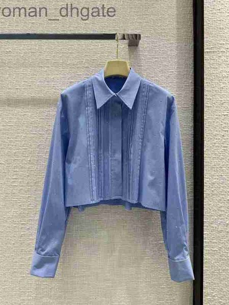 women's blouses & shirts designermilan runway shirts 2023 new spring summer lapel neck long sleeve beads designer blouses brand same st, White
women's blouses & shirts designermilan runway shirts 2023 new spring summer lapel neck long sleeve beads designer blouses brand same st, White