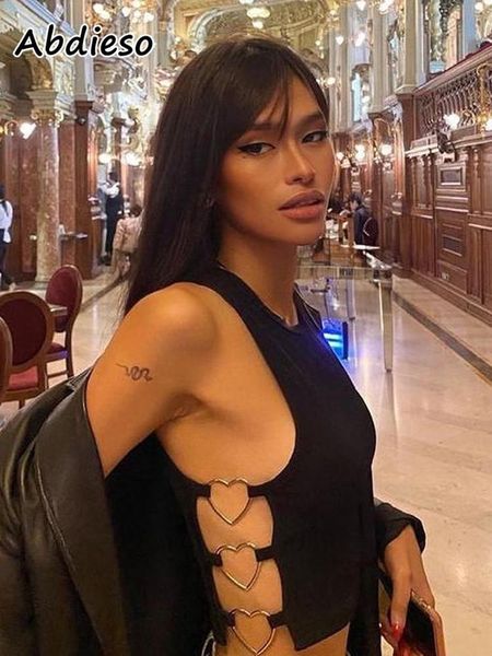 tanks abdieso black hollow out streetwear y2k casual 2022 sleeveless o neck summer design ribbed tank women clothes, Black;white
tanks abdieso black hollow out streetwear y2k casual 2022 sleeveless o neck summer design ribbed tank women clothes, Black;white