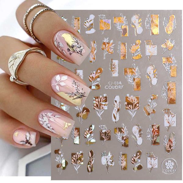 stickers decals iridescent leaves sliders for nails gold white bronzing flowers gradient adhesive sticker nail design art decorations nfcj03, Black
stickers decals iridescent leaves sliders for nails gold white bronzing flowers gradient adhesive sticker nail design art decorations nfcj03, Black