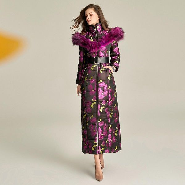 leather england style women winter fur hooded coat zipper long sleeve jacquard parkas space cotton floral thick coat jacket vintage, Black
leather england style women winter fur hooded coat zipper long sleeve jacquard parkas space cotton floral thick coat jacket vintage, Black