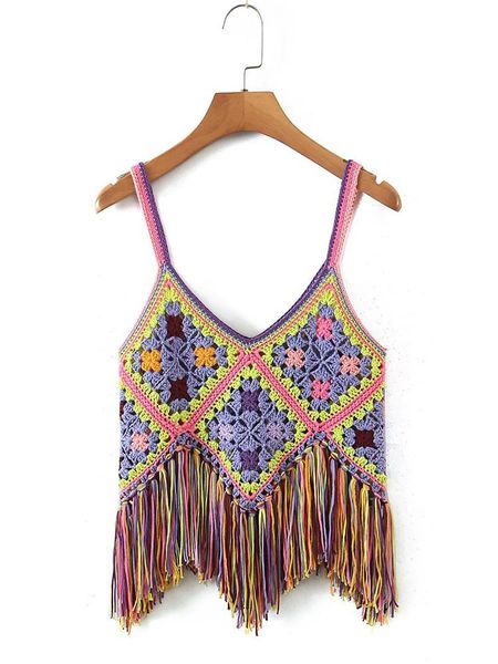 t-shirt yenkye 2022 fashion women v neck fringe cami vintage multicolor floral summer boho crop top, White
t-shirt yenkye 2022 fashion women v neck fringe cami vintage multicolor floral summer boho crop top, White