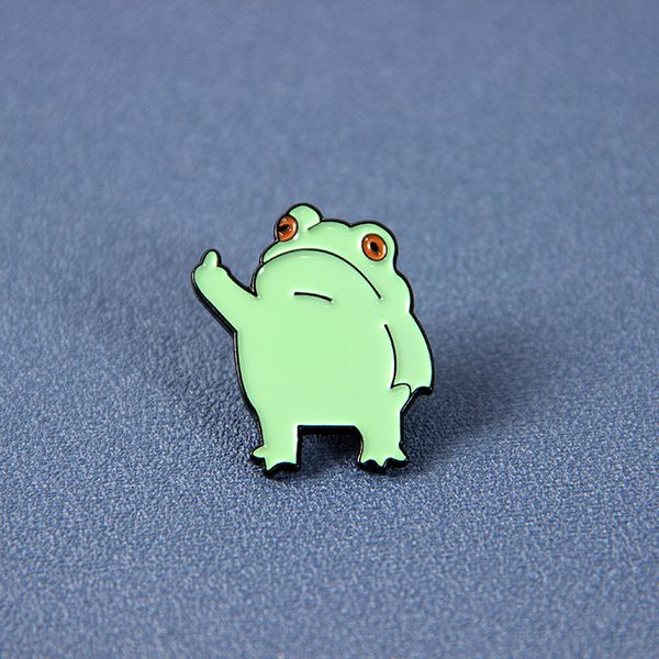 mischievous frog brooch cute anime movies games hard enamel pins collect metal cartoon brooch backpack hat bag collar lapel badges, Blue
mischievous frog brooch cute anime movies games hard enamel pins collect metal cartoon brooch backpack hat bag collar lapel badges, Blue