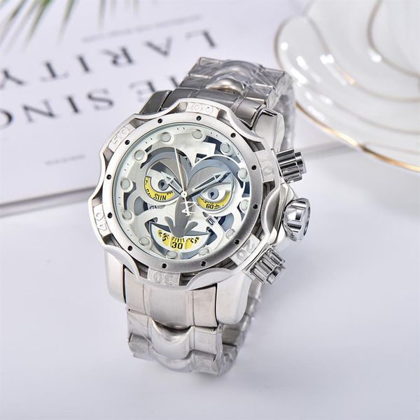 fashion clown watch men watches quartz movement subdials work satch special unique full stainless stee lifestyle waterpoof jok247y, Slivery;brown
fashion clown watch men watches quartz movement subdials work satch special unique full stainless stee lifestyle waterpoof jok247y, Slivery;brown