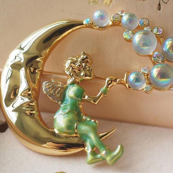 moon fairy brooch vintage middle ancient brooches blowing bubbles antique accessories, Gray
moon fairy brooch vintage middle ancient brooches blowing bubbles antique accessories, Gray