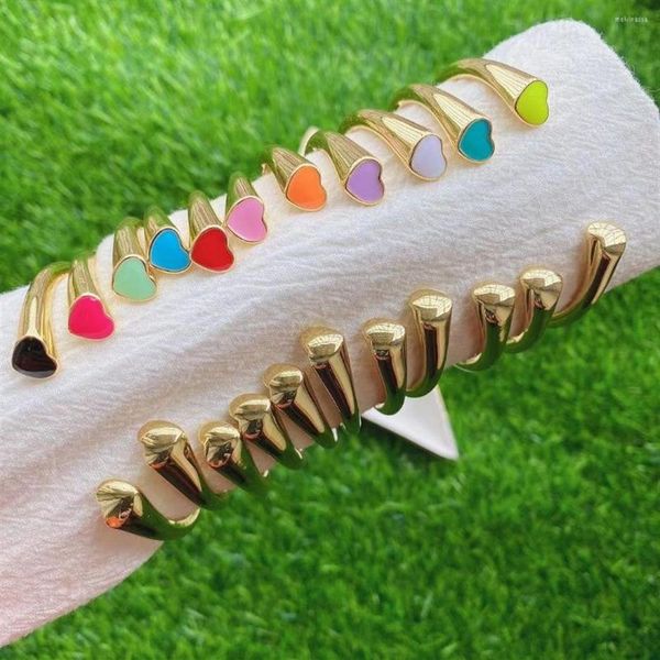 bangle 5pcs 2023 fashion gold plated arrival simple enamel colorful heart cuffs adjustable bracelets for women girls293g, Black
bangle 5pcs 2023 fashion gold plated arrival simple enamel colorful heart cuffs adjustable bracelets for women girls293g, Black
