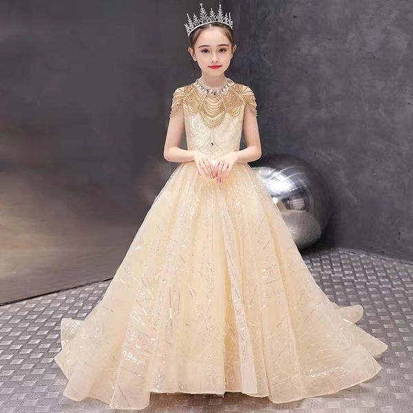 2023 flower girl dress with gold crystal beaded appliqued wedding party tutu kids birthday dresses kids teens pageant birthday party dress f, White;blue
2023 flower girl dress with gold crystal beaded appliqued wedding party tutu kids birthday dresses kids teens pageant birthday party dress f, White;blue