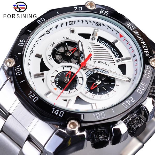 forsining 2019 military silver clock steampunk series complete calendar men sport mechanical automatic watches brand luxury240s, Slivery;brown
forsining 2019 military silver clock steampunk series complete calendar men sport mechanical automatic watches brand luxury240s, Slivery;brown
