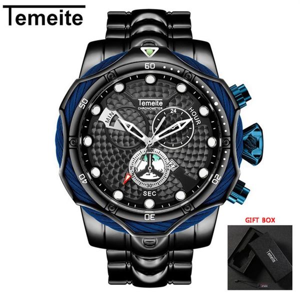 temeite 2020 mens watch brand luxury golden watch men steel quartz watch male waterproof wristwatches relogio dourado masculin2804, Slivery;brown
temeite 2020 mens watch brand luxury golden watch men steel quartz watch male waterproof wristwatches relogio dourado masculin2804, Slivery;brown