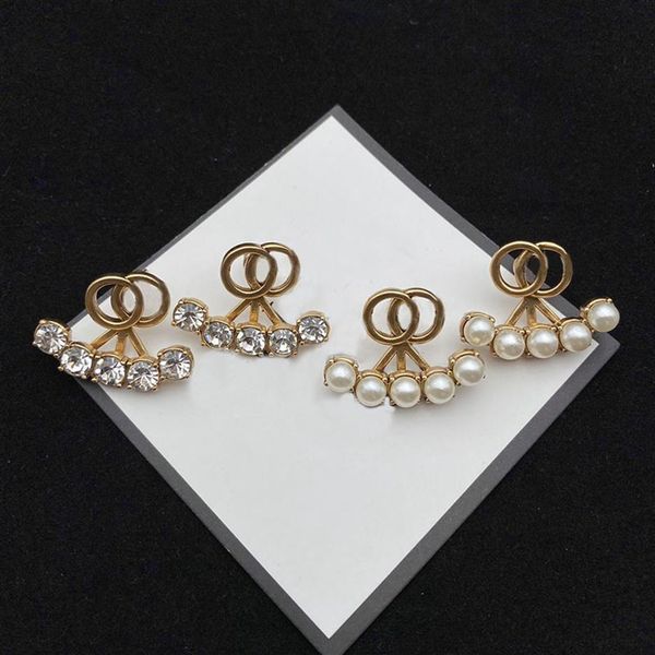 fashion women charm earrings designer jewelry new scalloped pearl double letter sophisticated luxurious earring accessories 223316346f, Golden
fashion women charm earrings designer jewelry new scalloped pearl double letter sophisticated luxurious earring accessories 223316346f, Golden
