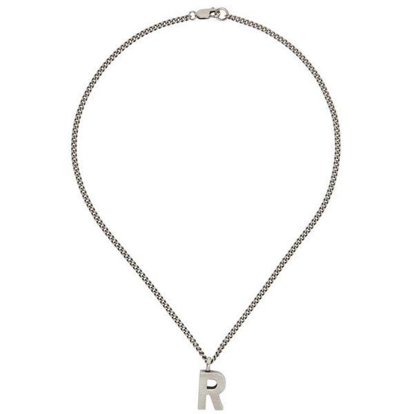 21ss raf simons 3d r letter pendant non fading necklace street hip hop punk accessories holiday gift299t, Silver
21ss raf simons 3d r letter pendant non fading necklace street hip hop punk accessories holiday gift299t, Silver