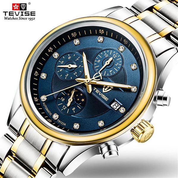 2019 tevise luxury classic men's watches mechanical watches moon phase stainless steel gentleman watch man wristwatches3024, Slivery;brown
2019 tevise luxury classic men's watches mechanical watches moon phase stainless steel gentleman watch man wristwatches3024, Slivery;brown
