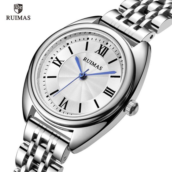 ruimas women's quartz watches luxury business wristwatch stainless steel waterproof dress watch lady relogio feminino clock 5245k, Slivery;brown
ruimas women's quartz watches luxury business wristwatch stainless steel waterproof dress watch lady relogio feminino clock 5245k, Slivery;brown