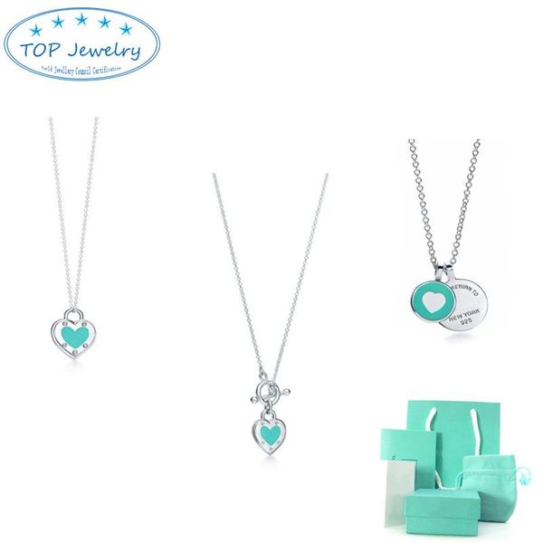 initial designer luxury heart pendant necklaces women fashion original brand jewelry couple gift with box, Silver
initial designer luxury heart pendant necklaces women fashion original brand jewelry couple gift with box, Silver