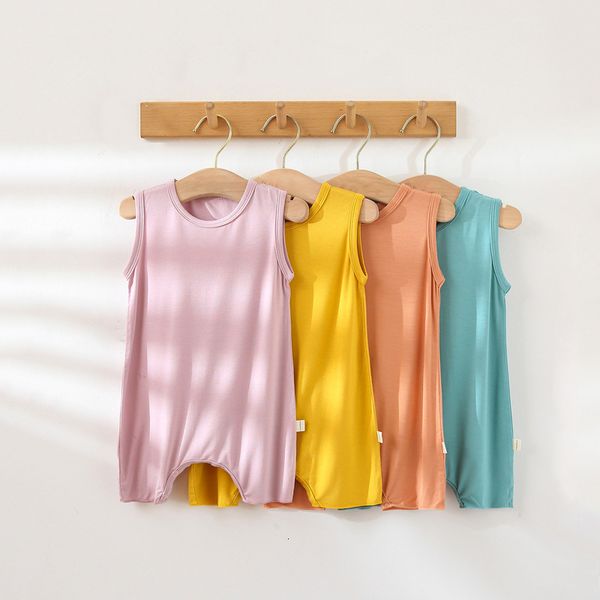 rompers summer born baby modal sleeveless boy girl clothes cotton jumpsuit solid ropa bebe 024m 230421, Blue
rompers summer born baby modal sleeveless boy girl clothes cotton jumpsuit solid ropa bebe 024m 230421, Blue