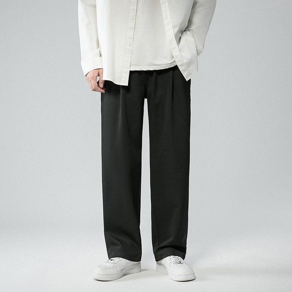 pants legible 2022 pant men casual wide leg pants male ankle length elastic waist loose trousers man, Black
pants legible 2022 pant men casual wide leg pants male ankle length elastic waist loose trousers man, Black