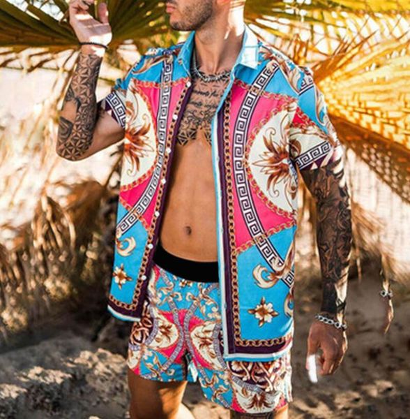 designers mens beach short sleeve shirts tracksuits summer casual print suits fashion shirt seaside holiday shirts shorts sets woemns loose, Gray
designers mens beach short sleeve shirts tracksuits summer casual print suits fashion shirt seaside holiday shirts shorts sets woemns loose, Gray