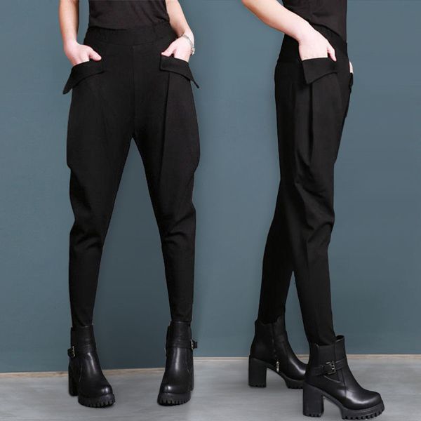 women's pants capris women spring autumn fashion streetwear high waist harem pants female loose korean style casual trousers c166 23042, Black;white
women's pants capris women spring autumn fashion streetwear high waist harem pants female loose korean style casual trousers c166 23042, Black;white