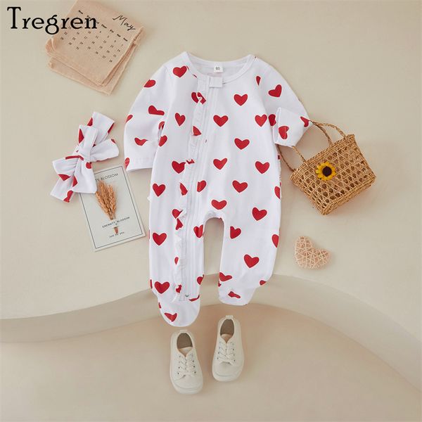 rompers tregren born baby girls jumpsuit spring fall long sleeve heart print romper with headband 2pcs sets for valentines day 230421, Blue
rompers tregren born baby girls jumpsuit spring fall long sleeve heart print romper with headband 2pcs sets for valentines day 230421, Blue