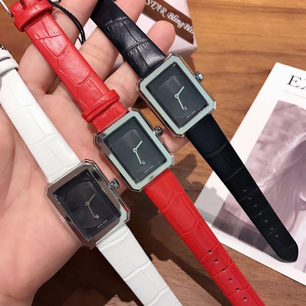 brand watches for women lady rectangle style dial leather strap quartz wrist watch cha45260b, Slivery;brown
brand watches for women lady rectangle style dial leather strap quartz wrist watch cha45260b, Slivery;brown