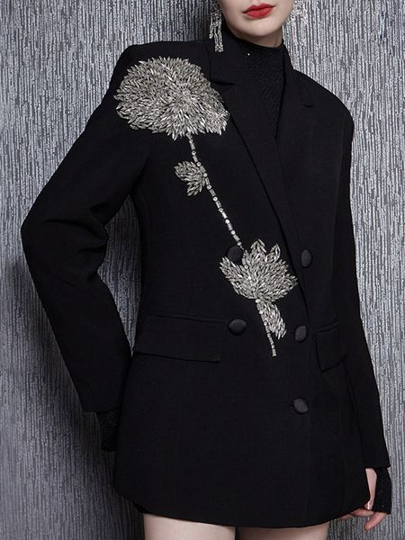 women's suits & blazers autumn slim blazers for women notched collar long sleeve patchwork diamonds chic style blazer female fashion 20, White;black
women's suits & blazers autumn slim blazers for women notched collar long sleeve patchwork diamonds chic style blazer female fashion 20, White;black