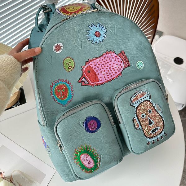 luxury designer backpack womens and mens backpacks fashion two shoulders borsa blue letter sac leather classic bag
luxury designer backpack womens and mens backpacks fashion two shoulders borsa blue letter sac leather classic bag