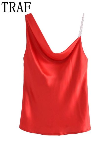 t-shirt traf women faux pearls asymmetrical female satin red party backless y2k off shoulder sleeveless tank, White
t-shirt traf women faux pearls asymmetrical female satin red party backless y2k off shoulder sleeveless tank, White