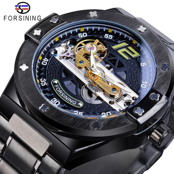 forsining classic bridge mechanical watch men black automatic transparent gear full steel band racing male sport watches relogio2626, Slivery;brown
forsining classic bridge mechanical watch men black automatic transparent gear full steel band racing male sport watches relogio2626, Slivery;brown