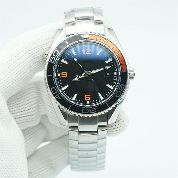 black orange bezel planet meter limited watch 44mm quartz chronograph ocean diver 600m stainless steel back sports sea mens watche2230, Slivery;brown
black orange bezel planet meter limited watch 44mm quartz chronograph ocean diver 600m stainless steel back sports sea mens watche2230, Slivery;brown