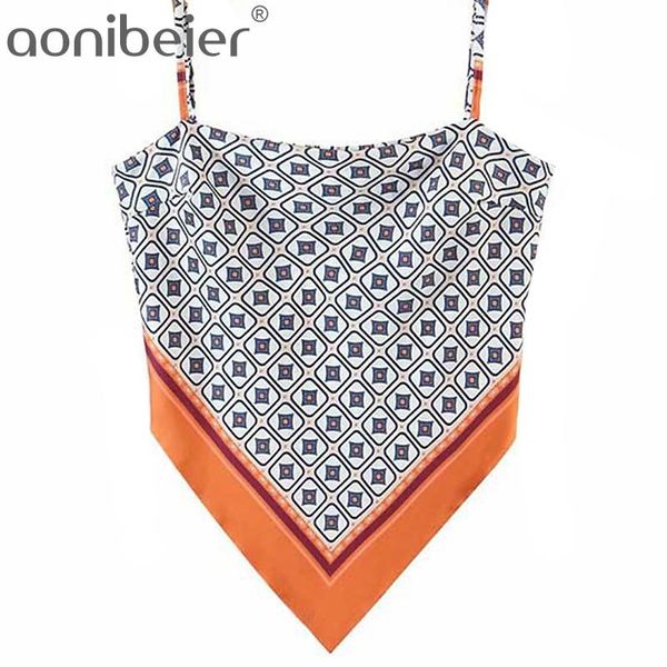 t-shirt aonibeier geometric print summer spaghetti strap irregular hem women camisole bow laceup back satin camis female crop, White
t-shirt aonibeier geometric print summer spaghetti strap irregular hem women camisole bow laceup back satin camis female crop, White