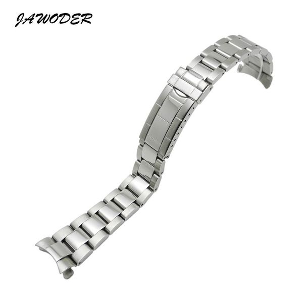 jawoder watchband 20mm men women silver pure solid stainless steel polishing brushed watch band strap deployment buckle bracelets 234s, Black;brown
jawoder watchband 20mm men women silver pure solid stainless steel polishing brushed watch band strap deployment buckle bracelets 234s, Black;brown