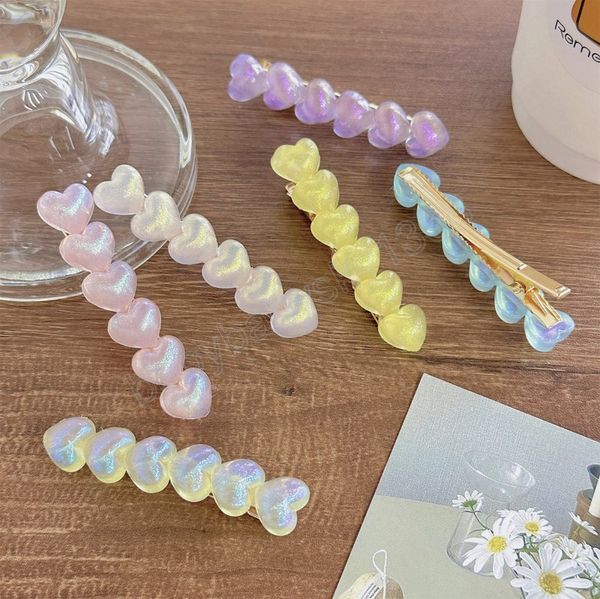 sweet barrette heart hair clips hair accessories side clip candy color hairpin duckbilled hairpins hairgrips, Slivery;white
sweet barrette heart hair clips hair accessories side clip candy color hairpin duckbilled hairpins hairgrips, Slivery;white