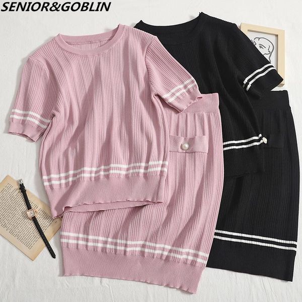dress new summer women's knit sweater 2 piece set fashion short sleeve striped pullovers button mini pencil skirt knitted suits, White
dress new summer women's knit sweater 2 piece set fashion short sleeve striped pullovers button mini pencil skirt knitted suits, White