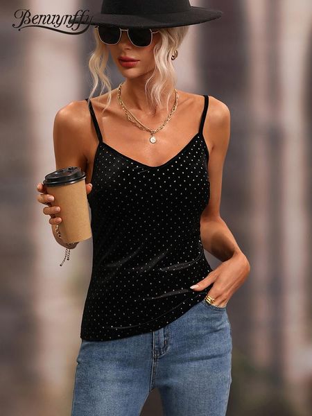 t-shirt benuynffy vneck diamonds black cami women fashion spaghetti strap vest female autumn winter backless party, White
t-shirt benuynffy vneck diamonds black cami women fashion spaghetti strap vest female autumn winter backless party, White
