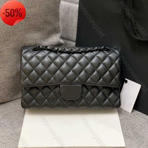 10a quality designer shoulder bags luxury small 25cm double flap real leather caviar lambskin all black purse quilted channel handbagh
10a quality designer shoulder bags luxury small 25cm double flap real leather caviar lambskin all black purse quilted channel handbagh