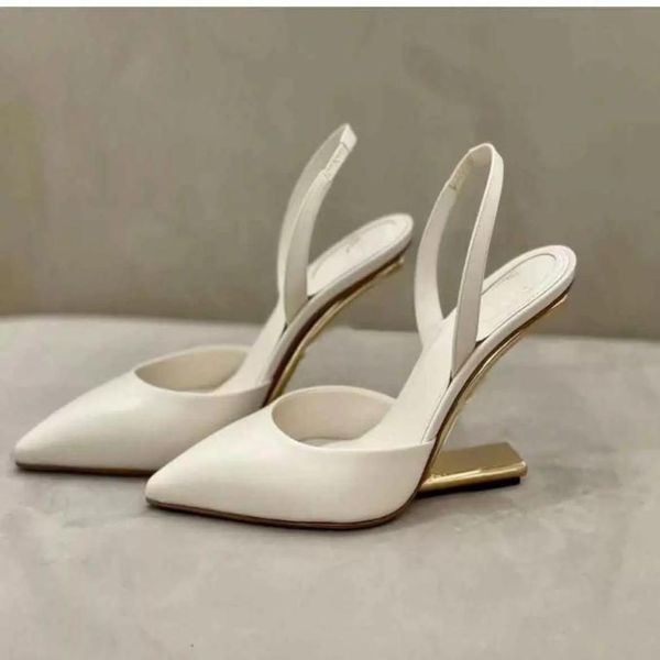 luxury first leather women sandals shoes fshaped high heeled open toe pumps goldcolored metal lady slingback lady party wedd3583751, Black
luxury first leather women sandals shoes fshaped high heeled open toe pumps goldcolored metal lady slingback lady party wedd3583751, Black