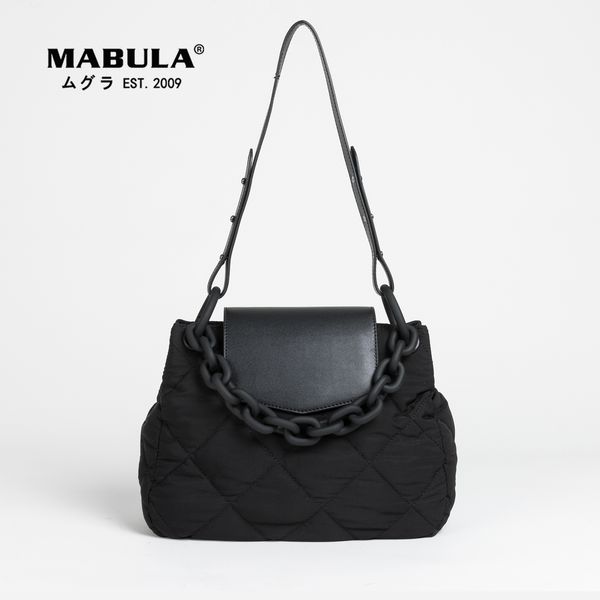evening bags mabula brand luxury quilted nylon padded women hobo shoulder purse feather down space tote big chain fashion crossbody bag 2304
evening bags mabula brand luxury quilted nylon padded women hobo shoulder purse feather down space tote big chain fashion crossbody bag 2304