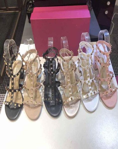 women rivet sandals luxury designer genuine leather sandal slingback pumps ladies high heels fashion rivets shoe party heel 67702958, Black
women rivet sandals luxury designer genuine leather sandal slingback pumps ladies high heels fashion rivets shoe party heel 67702958, Black
