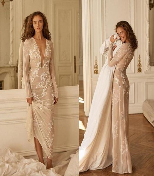2020 liz martinez mermaid wedding dresses v neck lace appliques long sleeve trumpet wedding dress boho beach bridal gowns vestidos5300173, White
2020 liz martinez mermaid wedding dresses v neck lace appliques long sleeve trumpet wedding dress boho beach bridal gowns vestidos5300173, White