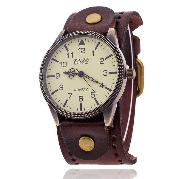 wristwatches ccq vintage cow leather bracelet watch antique women wrist watch luxury quartz watch relogio feminino w0420, Slivery;brown
wristwatches ccq vintage cow leather bracelet watch antique women wrist watch luxury quartz watch relogio feminino w0420, Slivery;brown