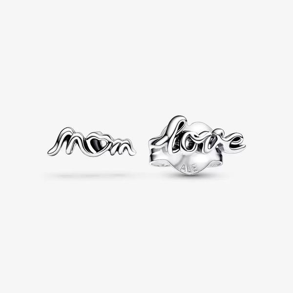 925 sterling silver stud earrings love pendant mom necklaces for women mother's day gift diy fit pandora charms bracelet designer jewel, Golden;silver
925 sterling silver stud earrings love pendant mom necklaces for women mother's day gift diy fit pandora charms bracelet designer jewel, Golden;silver