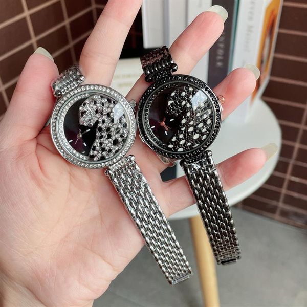 fashion brand watches women girl colorful crystal leopard style steel metal band beautiful wrist watch c63325a, Slivery;brown
fashion brand watches women girl colorful crystal leopard style steel metal band beautiful wrist watch c63325a, Slivery;brown