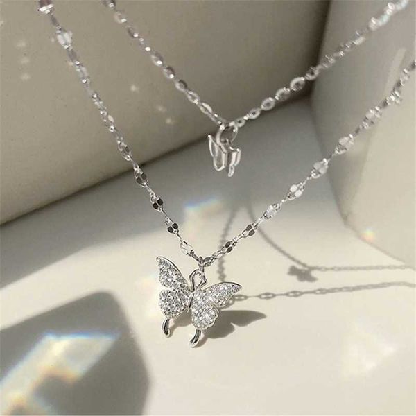 pendant necklaces bohemia necklace for women butterfly necklace shiny double chain clavicle pendant anniversary gift jewelry rebajas yenvio, Silver
pendant necklaces bohemia necklace for women butterfly necklace shiny double chain clavicle pendant anniversary gift jewelry rebajas yenvio, Silver