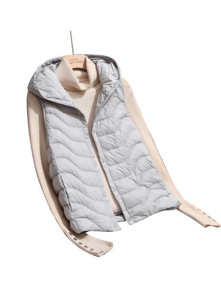 vests newbang women's vest with hooded ultra light down vests female sleeveless windproof lightweight warm waistcoat, Black;white
vests newbang women's vest with hooded ultra light down vests female sleeveless windproof lightweight warm waistcoat, Black;white