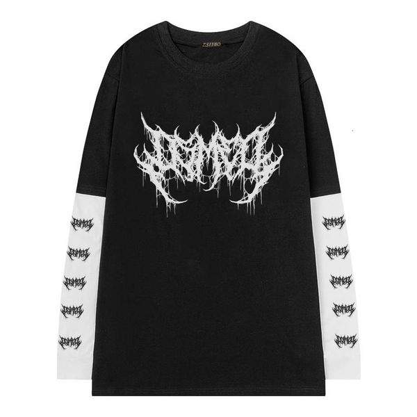 women's t-shirt gothic graphic punk t-shirt men summer hip hop japanese harajuku style y2k print loose student fake two shirt 230421, White
women's t-shirt gothic graphic punk t-shirt men summer hip hop japanese harajuku style y2k print loose student fake two shirt 230421, White