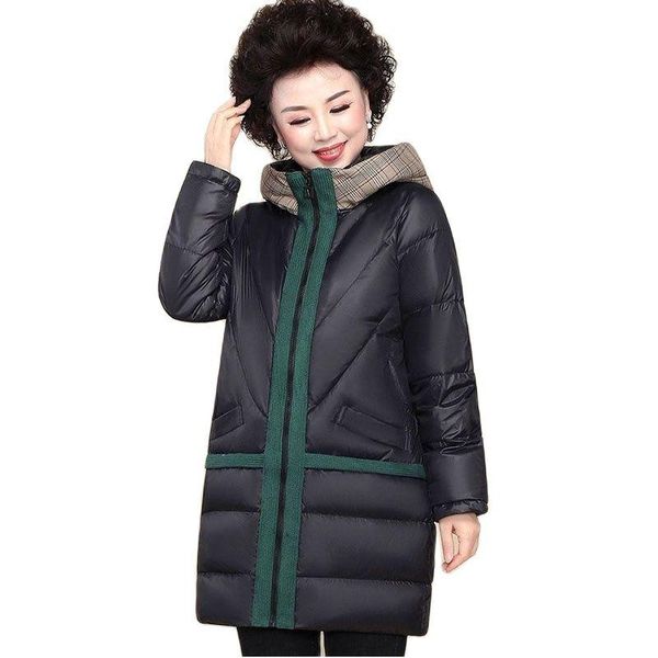 leather 2022 new mother down cotton clothes midlength female outerwear autumn winter thicken new middleaged female cotton jacket, Black
leather 2022 new mother down cotton clothes midlength female outerwear autumn winter thicken new middleaged female cotton jacket, Black