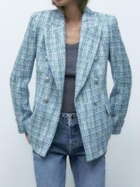 pants kumsvag 2022 autumn women veins blazers coats suits casual plaid double breasted female elegant street ol blazer outerwear, White
pants kumsvag 2022 autumn women veins blazers coats suits casual plaid double breasted female elegant street ol blazer outerwear, White